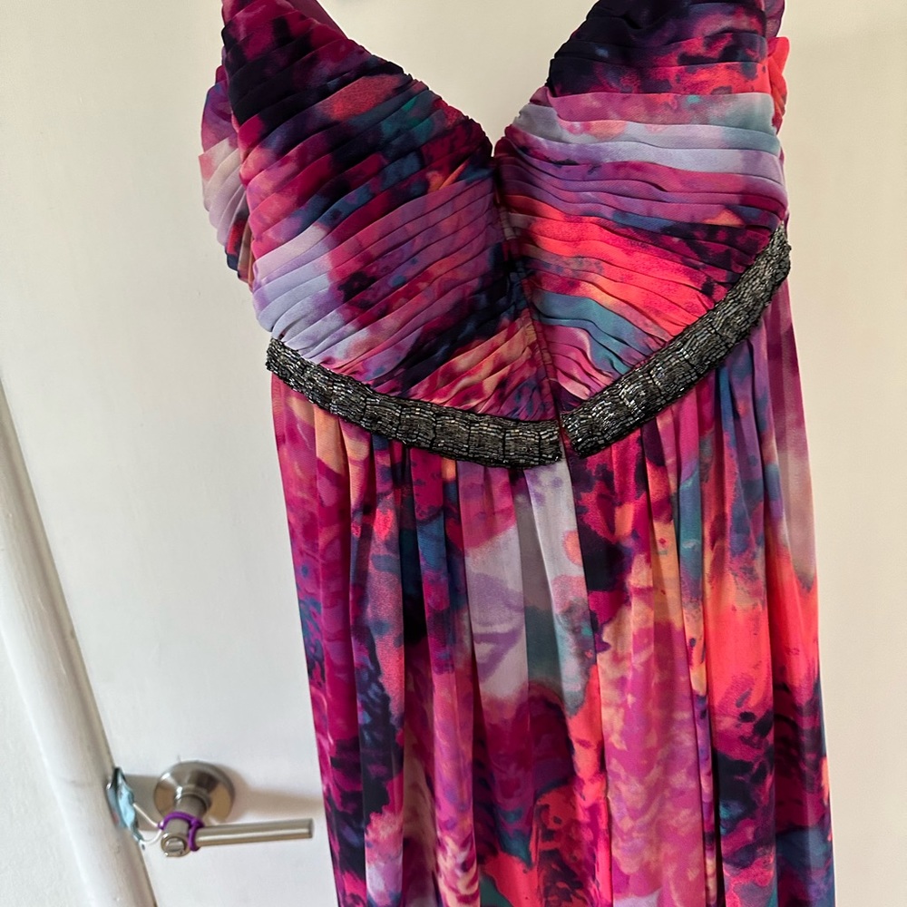 Calvin Klein Strapless Multicolor long dress